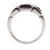 14k White Gold 3/4 CTW Diamond Accented Men's Ring, Size 11