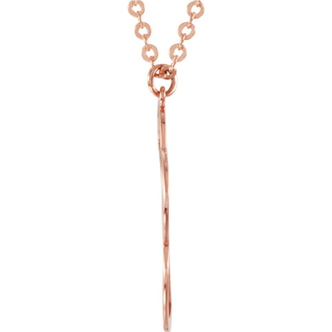 14k Rose Gold Floral-Inspired Necklace