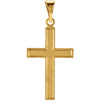 18.00x12.00 mm Cross Pendant in 14K Yellow Gold