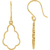 Pair of Precious Metal Fashion Earrings in 14k Yellow Gold