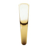 10k Yellow Gold 5mm Half Round Tapered Band, Size 6