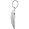 14k White Gold 1/10 CTW Diamond Heart Pendant