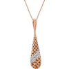 1/3 CTW Diamond 18-Inch Necklace in 14K Rose Gold