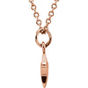 14k Rose Gold Tiny Posh Star 16-18" Necklace