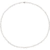 Sterling Silver 4.5mm Heart Link 18" Chain