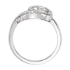 14k White Gold 1/6 CTW Diamond Ring, Size 7