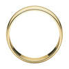 14k Yellow Gold 7mm Light Milgrain Band, Size 9.5