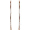 14k Rose Gold 1/4 CTW Diamond Vertical Bar Earrings
