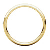 14k Yellow Gold 4mm Milgrain Comfort Fit Band, Size 10.5