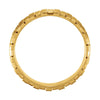 14k Yellow Gold 8mm Pierced Band Size 11.5
