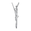 Sterling Silver .08 CTW Diamond "Love" Design 18" Necklace