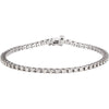 2 CTTW Diamond 7-1/4 inch Tennis Bracelet in 14k White Gold
