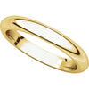 14k Yellow Gold 3mm Comfort Fit Band, Size 11.5
