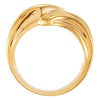 14k White Gold Fashion Band, Size 6