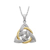 14K Two-Tone Gold Celtic Pendant
