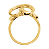 14k White Gold Freeform Ring, Size 6