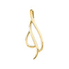 Metal Fashion Pendant in 14k White Gold