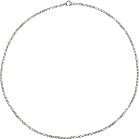 3mm Stainless Steel Rolo Chain