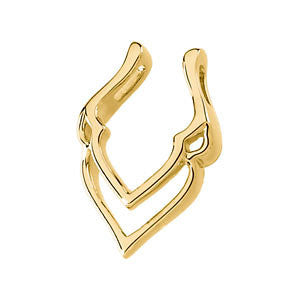 14k Yellow Gold Pendant Enhancer