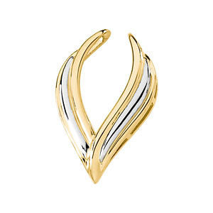 14k White Gold Pendant Enhancers