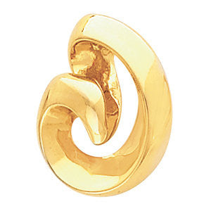 14k Yellow Gold Fashion Chain Slide
