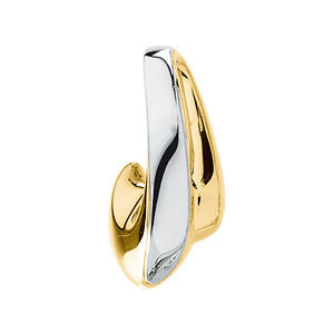 14k White Gold Chain Slide