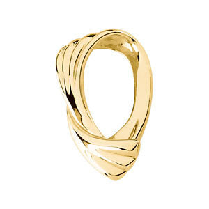 14k White Gold Fashion Chain Slide