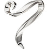 42.50x35.00 mm Chain Slide in 14K White Gold