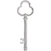 Sterling Silver Fashion Key Pendant