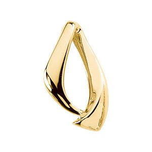 14k Yellow Gold Fashion Chain Slide