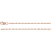 1.5mm Bead 16-Inch Chain in 14K Rose Gold