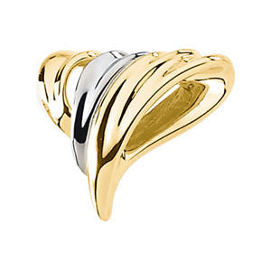 14k White Gold Chain Slide