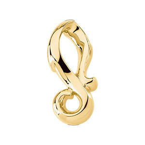14k White Gold Chain Slide