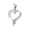 Heart Shaped Pendant in 14k Yellow Gold