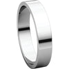 Sterling Silver 4mm Flat Band, Size 6.5
