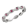 Anniversary Band in 14k White Gold ( Size 7 )