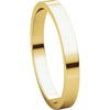 14k Yellow Gold 2.5mm Flat Band, Size 9.5