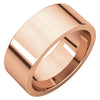 14k Rose Gold 8mm Flat Comfort-Fit Band, Size 7.5
