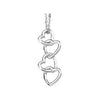 Metal Fashion Heart Pendant in 14k Yellow Gold
