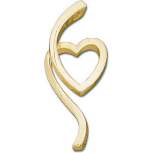 14k Yellow Gold Heart Pendant