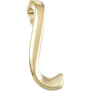 14k Yellow Gold Metal Fashion Omega Slide
