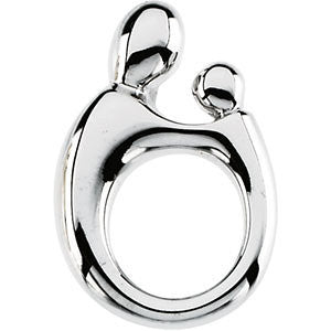 14k White Gold Mother and Child® Pendant
