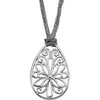 Teardrop Filigree Pendant in 14K Yellow Gold