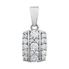 14k White Gold 1/3 ctw. Diamond Pendant