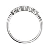 14k White Gold 1/3 CTW Diamond Ring, Size 7