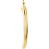 14k Yellow Gold Petite Half Moon Dangle