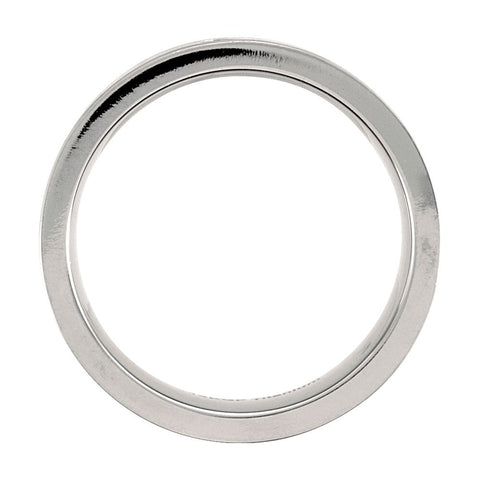Titanium, Sterling Silver Inlay, Black Enamel & 14K Gold Plate 9mm .06 CTW Diamond Band Size 10