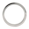 Titanium, Sterling Silver Inlay, Black Enamel & 14K Gold Plate 9mm .06 CTW Diamond Band Size 10