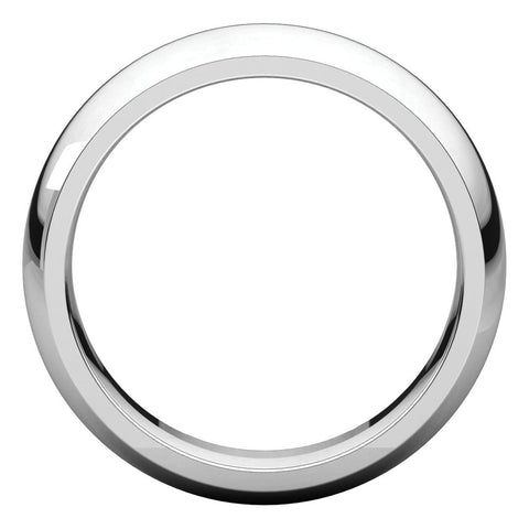 Sterling Silver 6mm Comfort Fit Band, Size 10