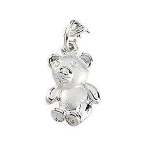 Sterling Silver Teddy Bear Charm
